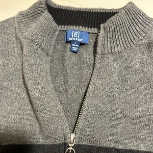 George quarter zip sweater sz 42-44 NWT